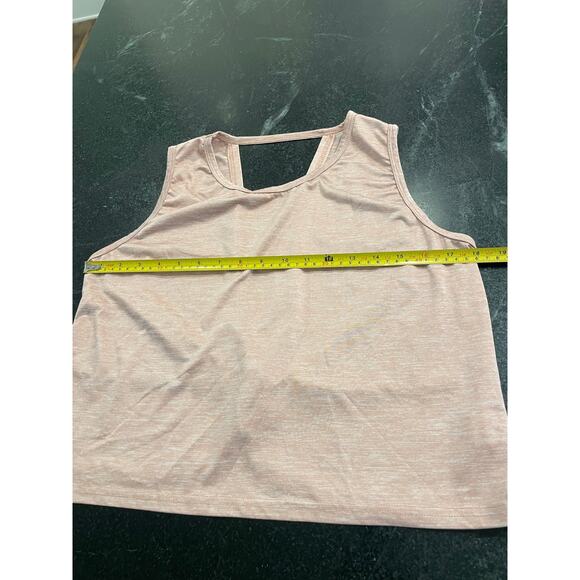 Ictive Pink Sleeveless yoga top with back knot XL - Picture 3 of 8